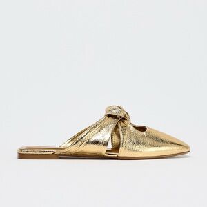 Elegant Gold Women's Mules